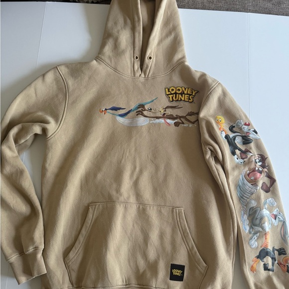Warner Bros. Tan Looney Tunes Hoodie - Picture 2 of 9